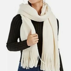 Steve Madden Super Soft Ivory Blanket Wrap Scarf